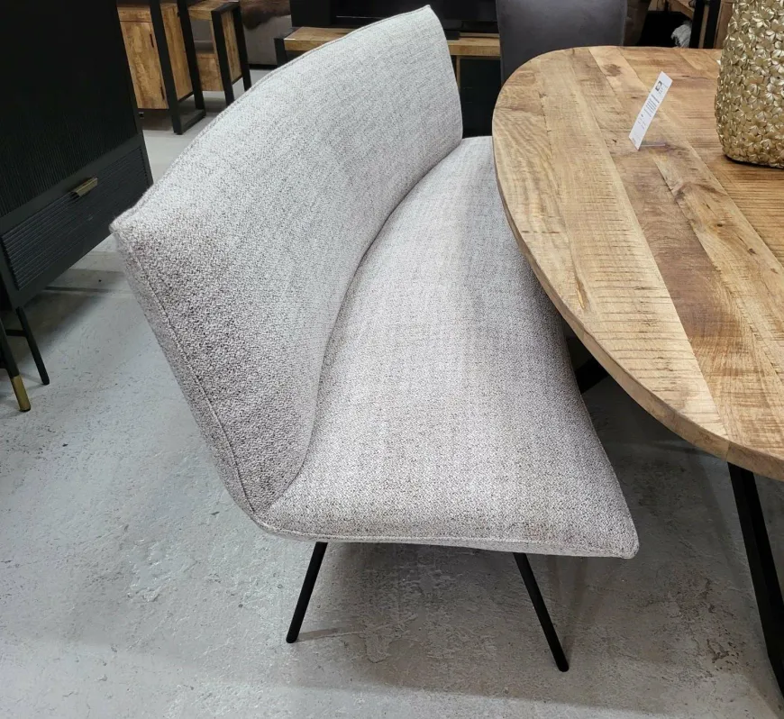 H.E. Design Eettafelbank Simba Ovaal