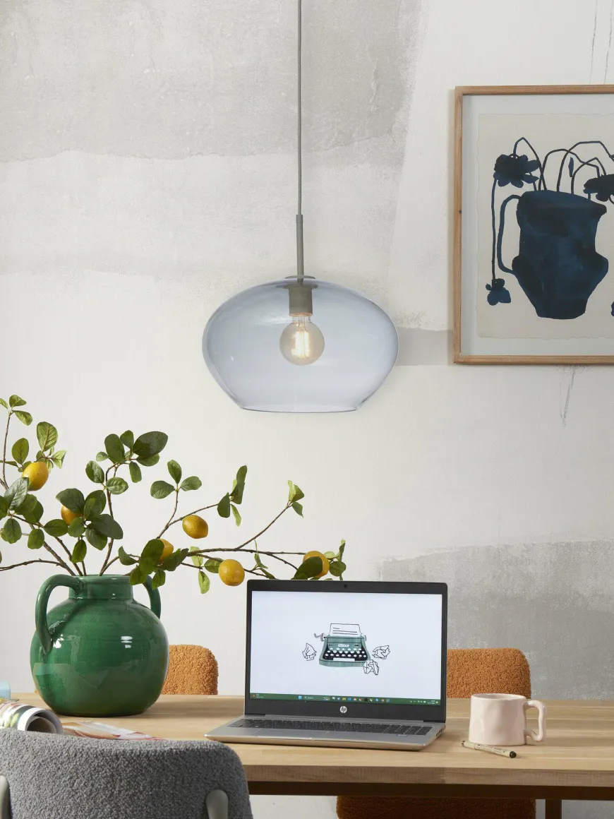 it's about RoMi Hanglamp Bologna kleurverl. lichtgrijs