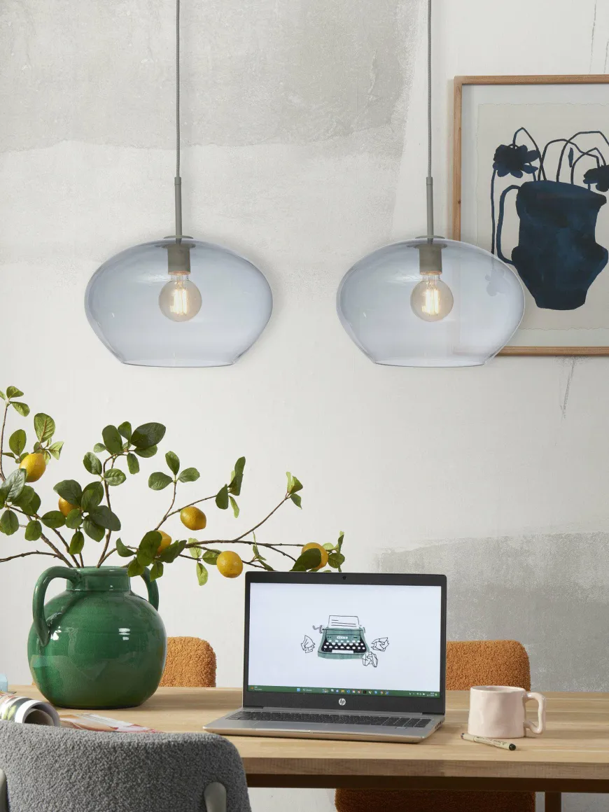 it's about RoMi Hanglamp Bologna kleurverl. lichtgrijs