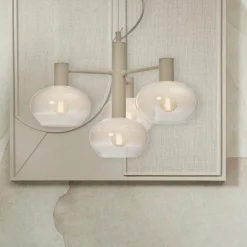 it's about RoMi Hanglamp Bologna 4-arm kleurverl. melkwit