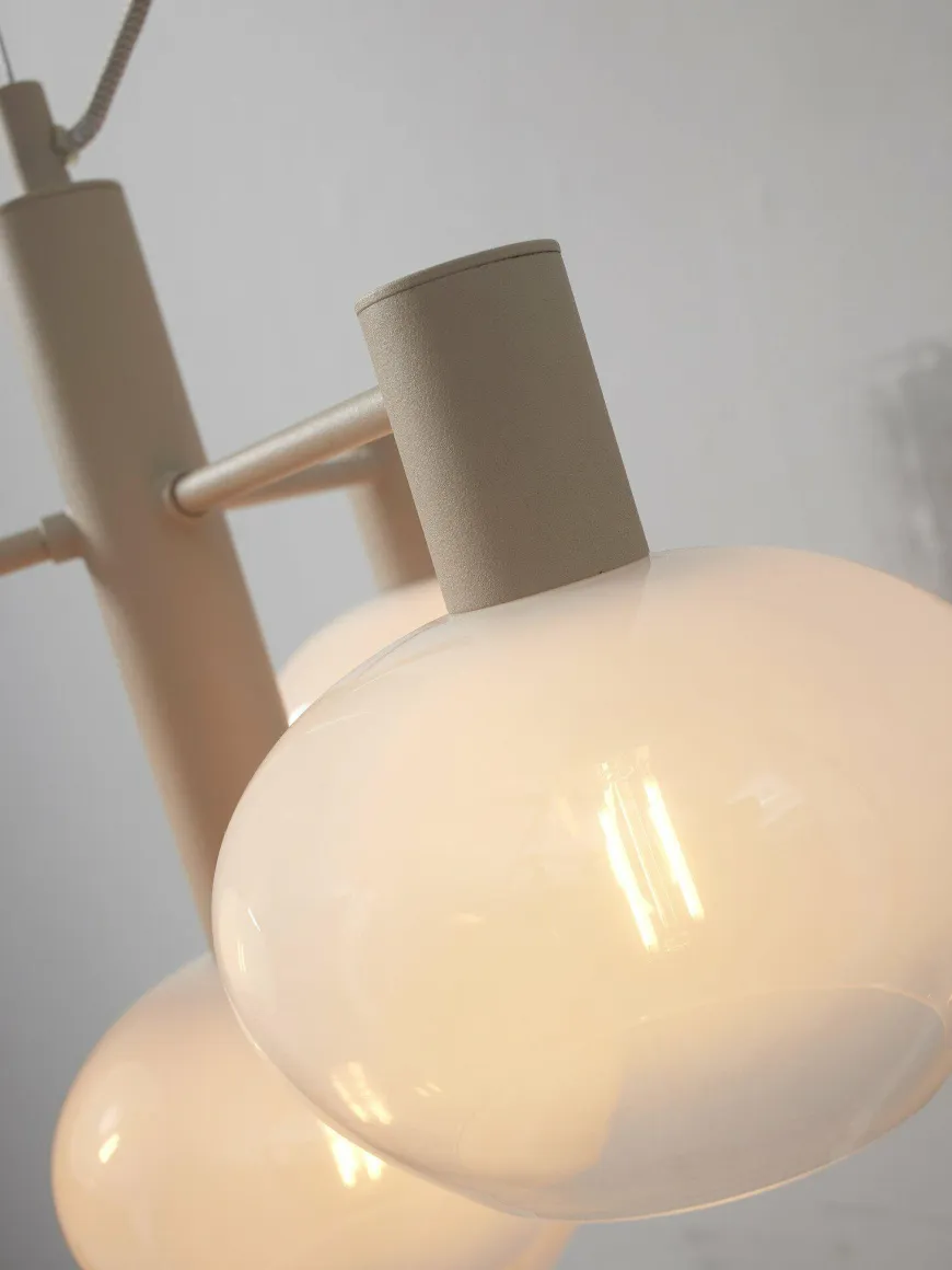 it's about RoMi Hanglamp Bologna 4-arm kleurverl. melkwit