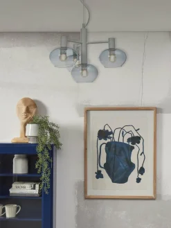 it's about RoMi Hanglamp Bologna 4-arm kleurverl. lichtgrijs