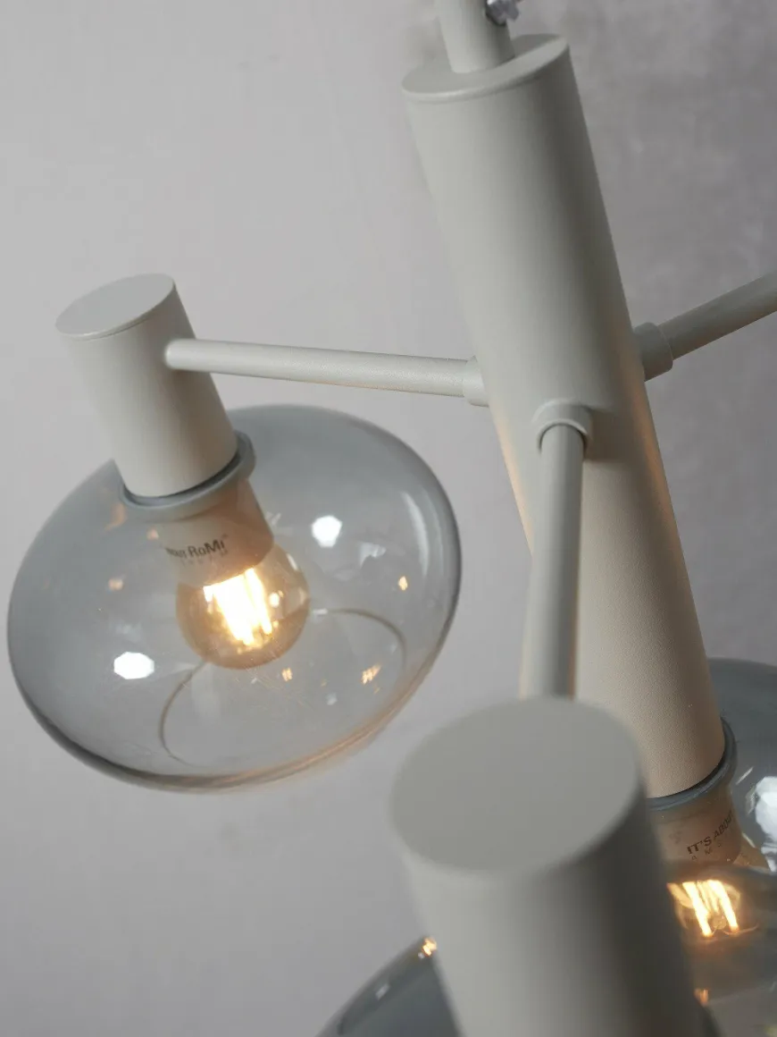 it's about RoMi Hanglamp Bologna 4-arm kleurverl. lichtgrijs