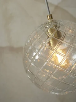 it's about RoMi Hanglamp glas Venice bol transparant