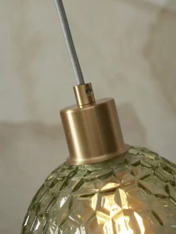 it's about RoMi Hanglamp glas Venice ovaal groen