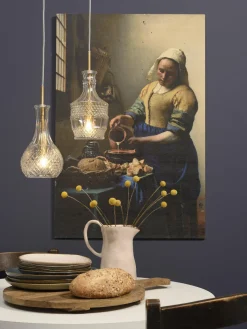 it's about RoMi Hanglamp glas Brussels Ø 14 transparant/goud druppel