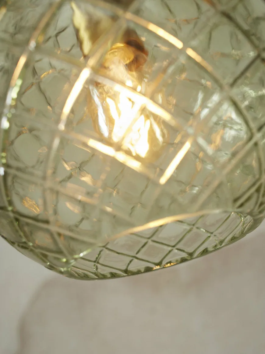it's about RoMi Hanglamp glas Venice bol groen