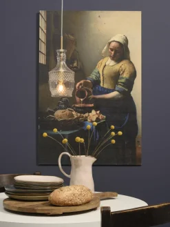 it's about RoMi Hanglamp glas Brussels Ø 13 transparant/goud rechtvormig