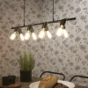 it's about RoMi Hanglamp ijzer Miami 8-armen verstelbaar zwart