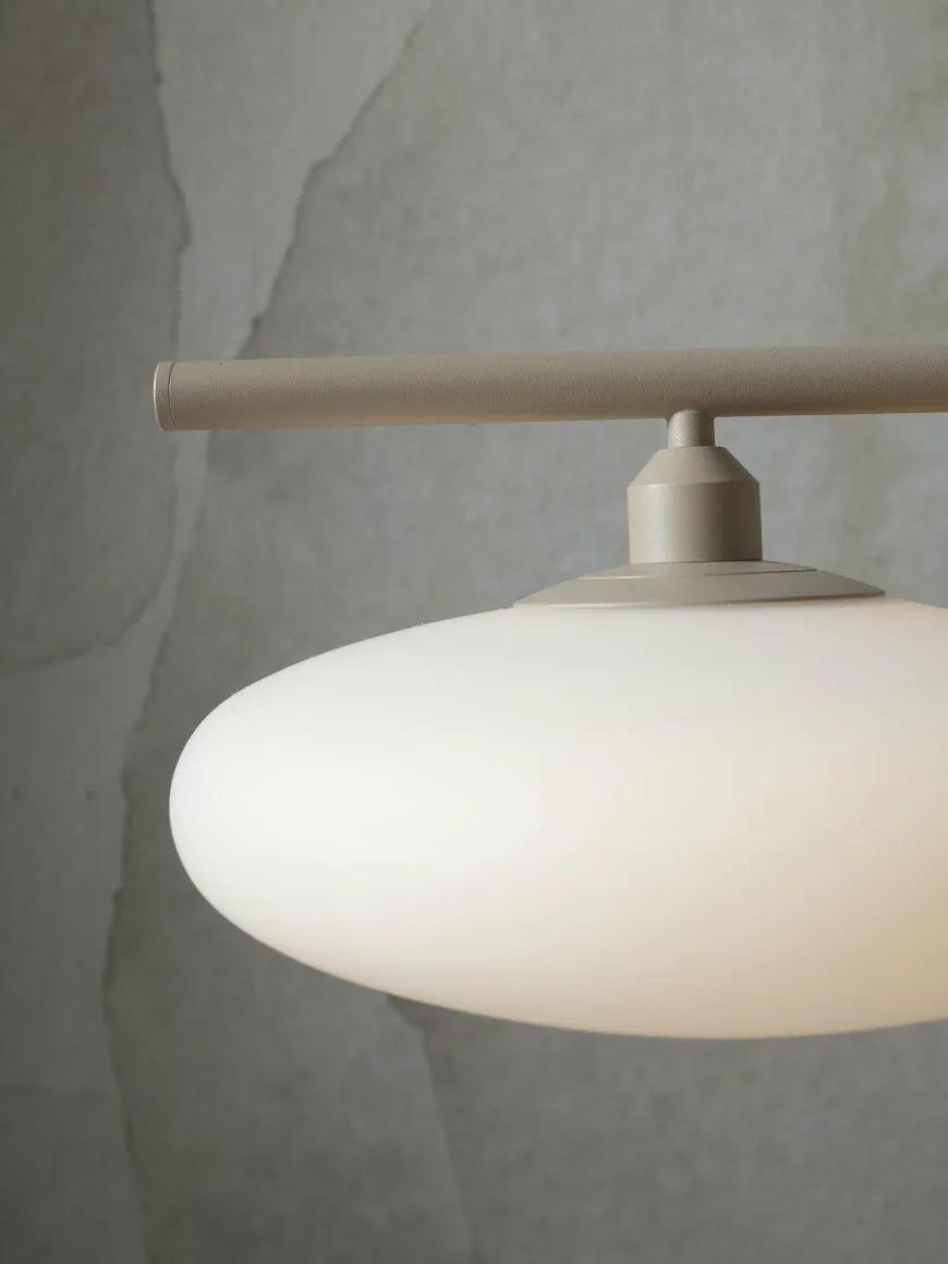 it's about RoMi Hanglamp Sapporo 3-schijf wit/zand