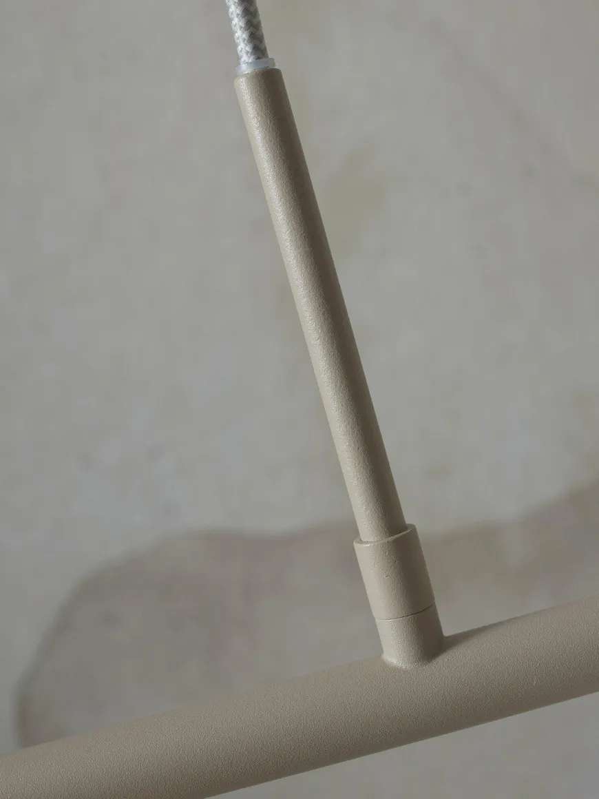 it's about RoMi Hanglamp Sapporo 3-schijf wit/zand