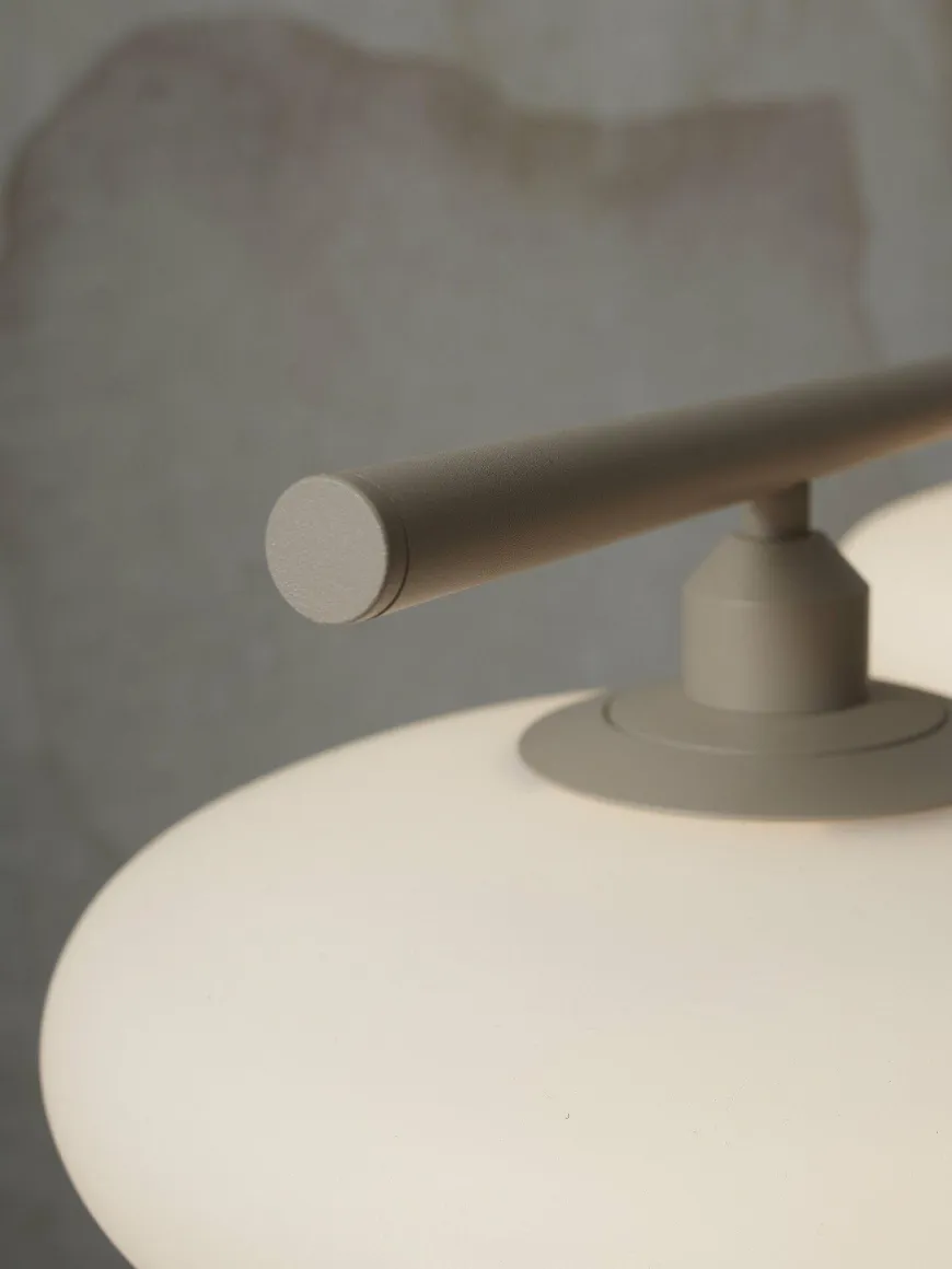 it's about RoMi Hanglamp Sapporo 3-schijf wit/zand