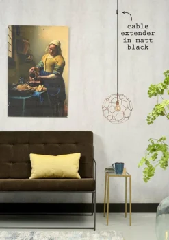 it's about RoMi Kabelverlengstuk metaal zwart