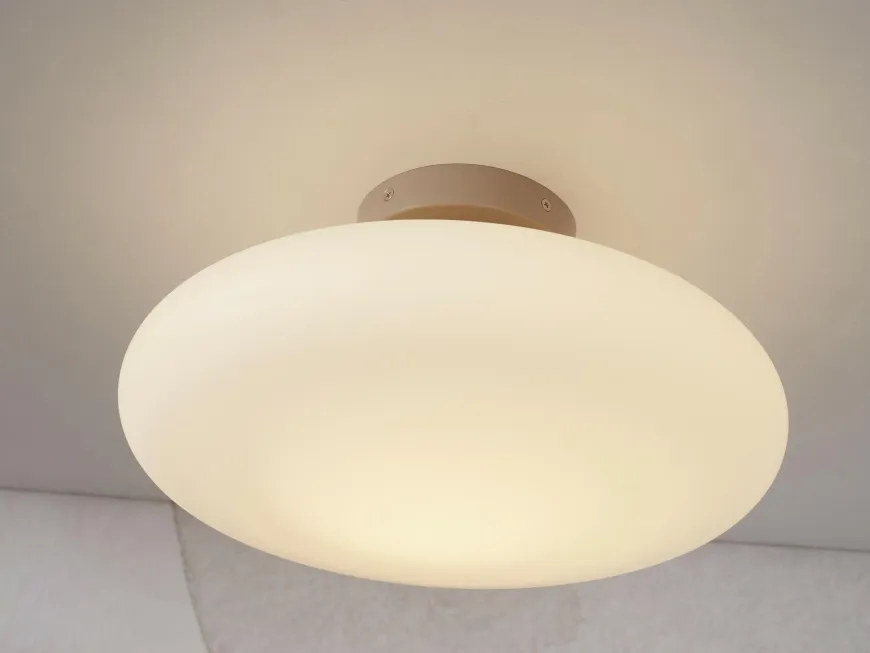 it's about RoMi Plafonniere Sapporo glas wit/zand L