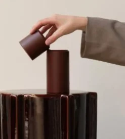 it's about RoMi Tafellamp Milan burgundy