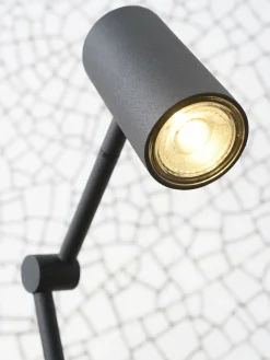 it's about RoMi Tafellamp ijzer Montreux LED 5W/tube h.11x55cm zwart