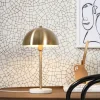 it's about RoMi Tafellamp ijzer/marmer Toulouse h.45cm kap Ø25 goud