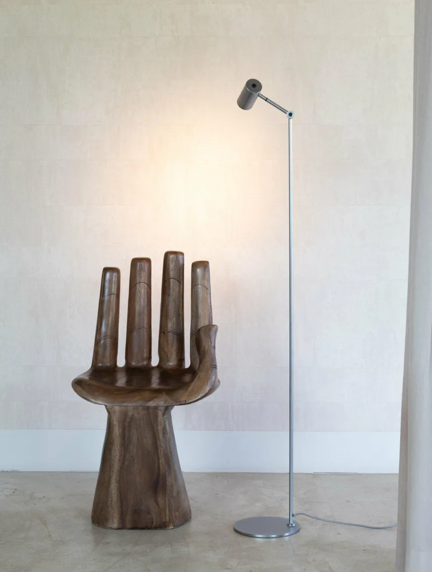 it's about RoMi Vloerlamp Montreux nickel finish