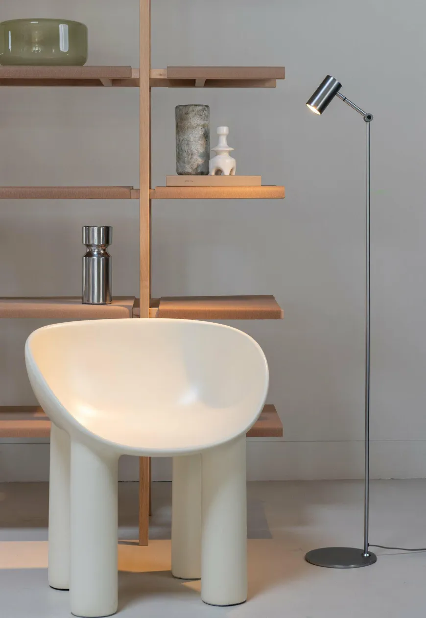 it's about RoMi Vloerlamp Montreux nickel finish