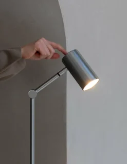 it's about RoMi Vloerlamp Montreux nickel finish
