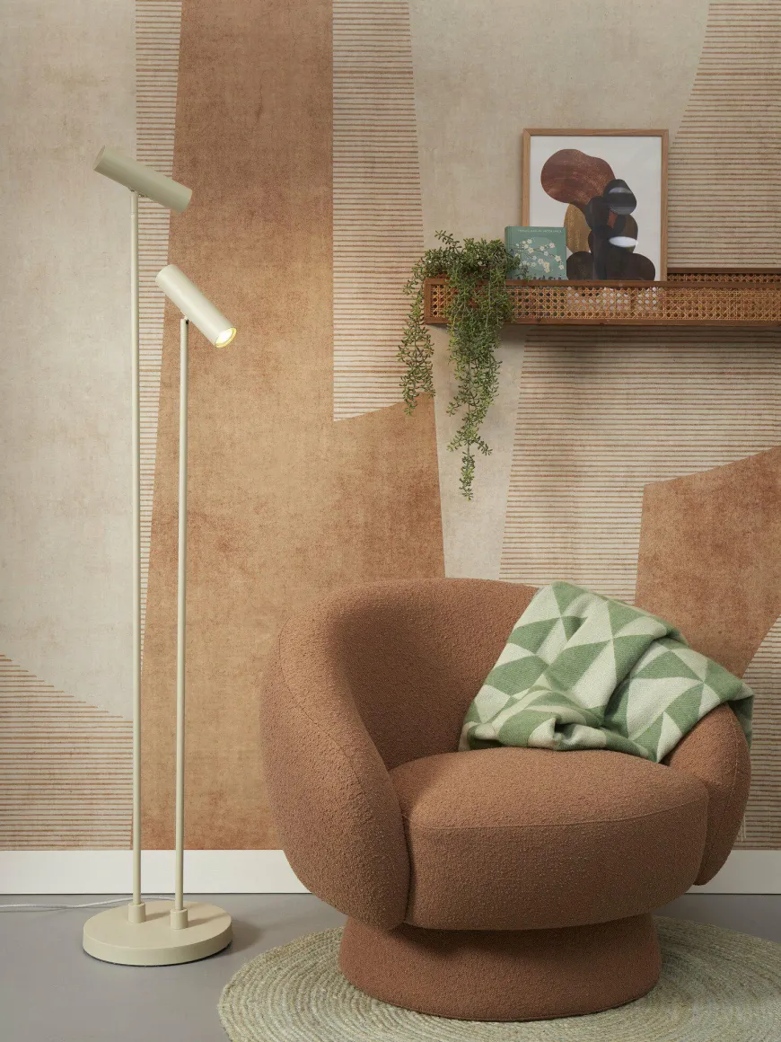 it's about RoMi Vloerlamp Havana 2-licht zacht groen