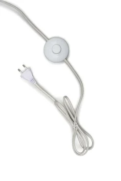 it's about RoMi Vloerlamp ijzer/marmer Toulouse kap Ø40 goud