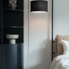 it's about RoMi Vloerlamp Boston zand/kap 3220 zwart