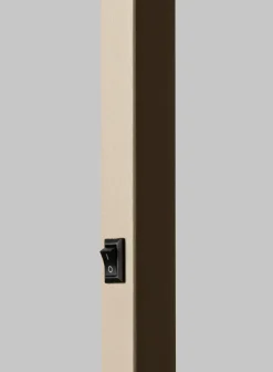it's about RoMi Vloerlamp Boston zand/kap 3220 zwart