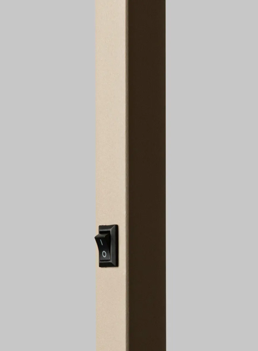 it's about RoMi Vloerlamp Boston zand/kap 3220 zwart