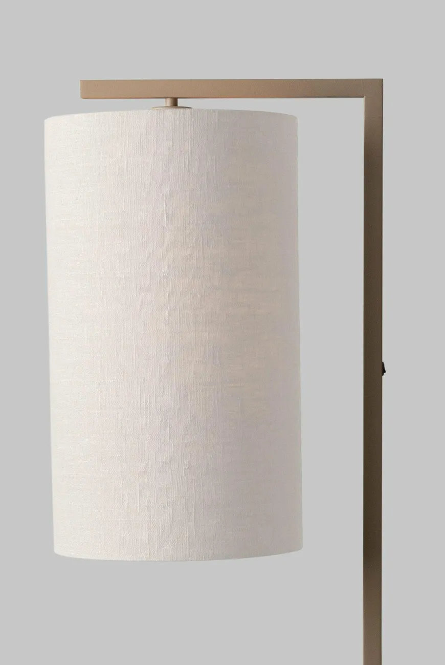 it's about RoMi Vloerlamp Boston zand/kap 2545 wit