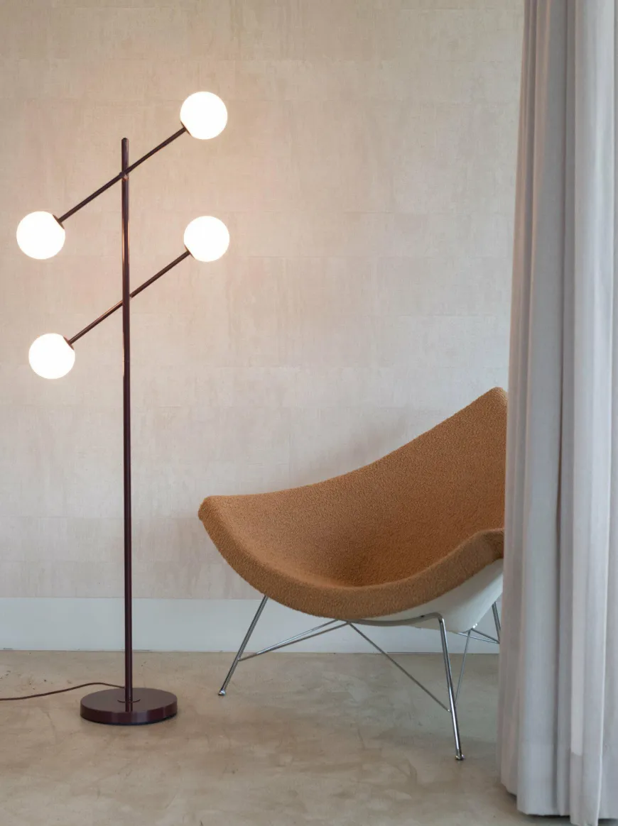 it's about RoMi Vloerlamp Copenhagen burgundy