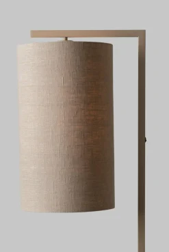 it's about RoMi Vloerlamp Boston zand/kap 2545 linnen donker