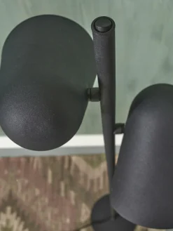 it's about RoMi Vloerlamp ijzer Salamanca 2 kappen h.145 kap Ø16 zwart
