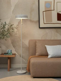 it's about RoMi Vloerlamp ijzer Porto lichtgrijs