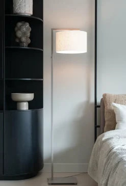 it's about RoMi Vloerlamp Boston zand/kap 3220 wit