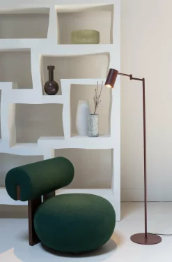 it's about RoMi Vloerlamp Bilbao burgundy