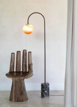 it's about RoMi Vloerlamp Tivoli bruin