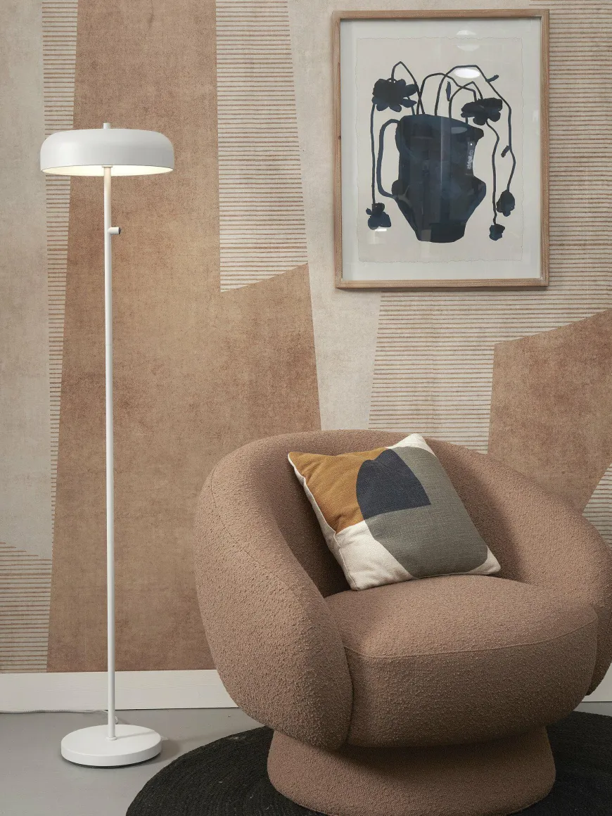 it's about RoMi Vloerlamp ijzer Porto wit