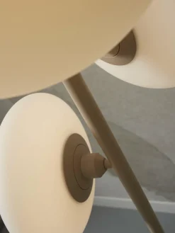 it's about RoMi Vloerlamp Sapporo 3-schijf wit/zand