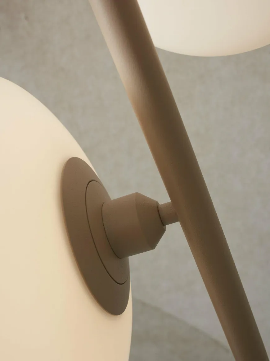 it's about RoMi Vloerlamp Sapporo 3-schijf wit/zand