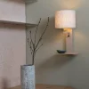 it's about RoMi Wandlamp Florence zand/kap 1815 linnen licht