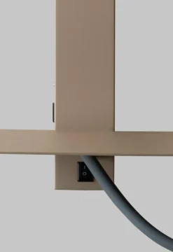 it's about RoMi Wandlamp Florence+leeslamp zand/kap 1815 linnen licht