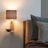 it's about RoMi Wandlamp Florence zand/kap 1815 zwart