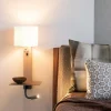 it's about RoMi Wandlamp Florence+leeslamp zand/kap 1815 wit