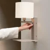 it's about RoMi Wandlamp Florence zand/kap 1815 wit