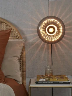 it's about RoMi Wandlamp glas Brussels Ø 27 antraciet
