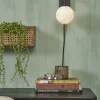 it's about RoMi Wandlamp glas/ijzer Carrara bol wit marmerprint/zwart