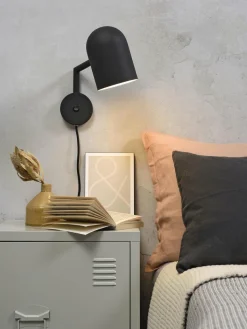 it's about RoMi Wandlamp ijzer Marseille zwart