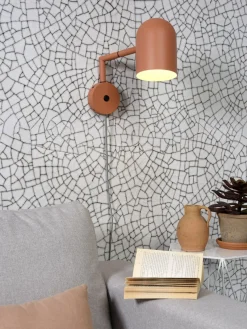 it's about RoMi Wandlamp ijzer Marseille terra