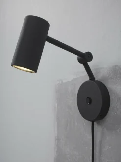 it's about RoMi Wandlamp ijzer Montreux zwart